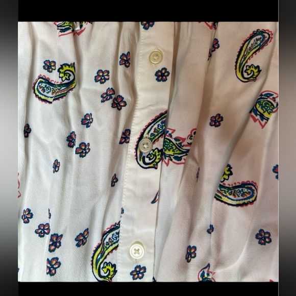 small off the shoulder while printed blouse - Picture 3 of 5